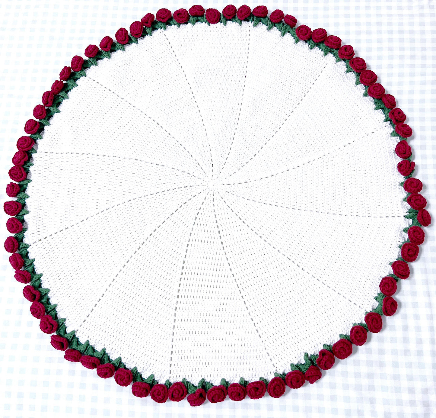 Finished Work - Crocheted Rose Blanket & Bouquet