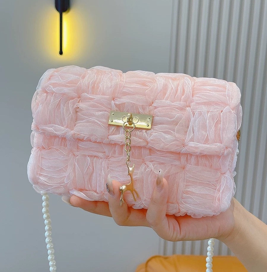 DIY Craft Kit - Hand Weave Ribbon Handbag